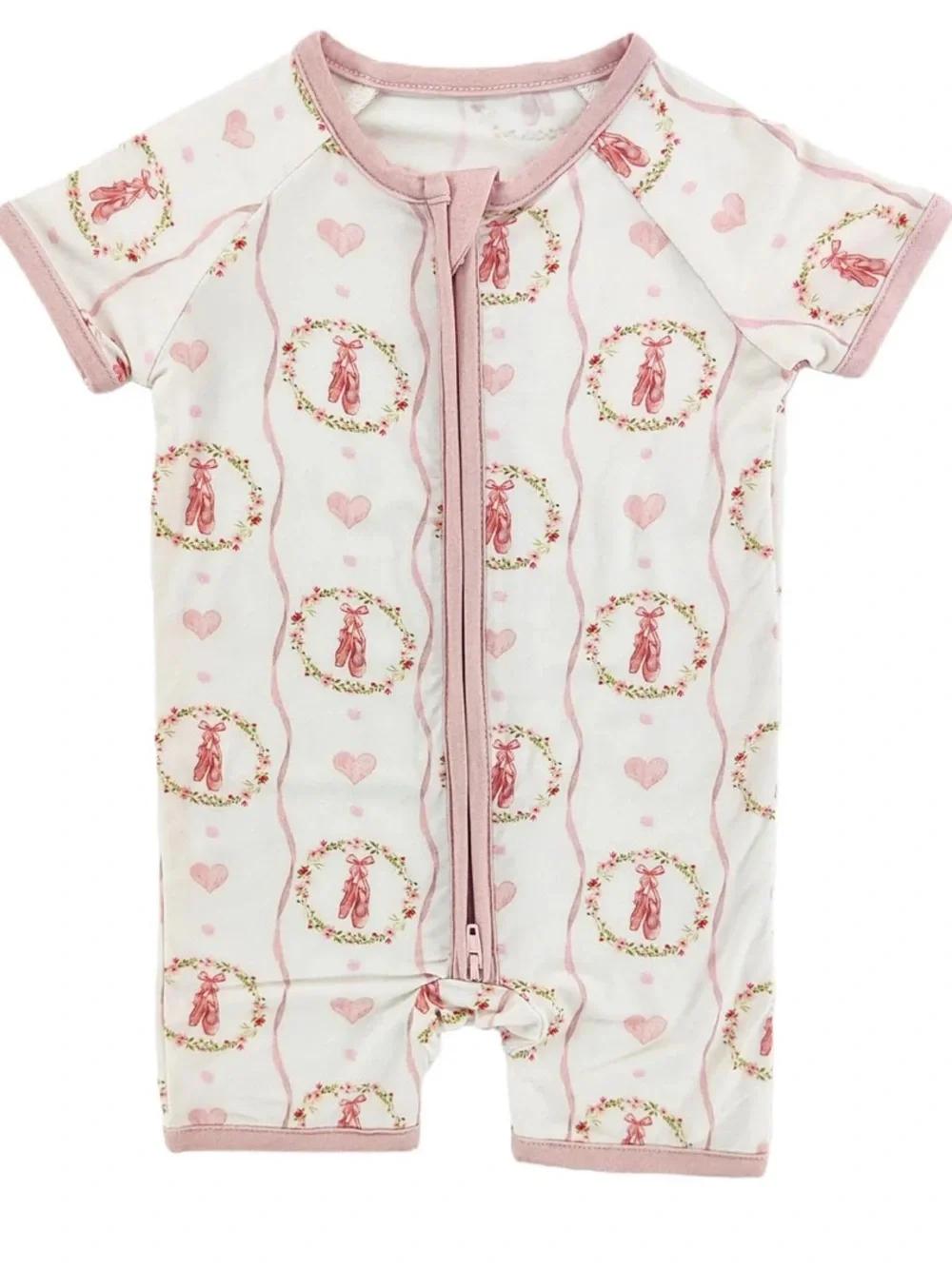 Little One Shop Sweet Ballet Bamboo Short Romper